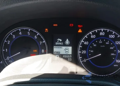 2012 Infiniti G37X Limited Edition из США, поврежденный, VIN JN1CV6AR9CM671844